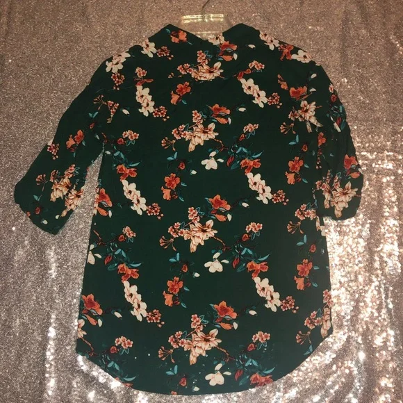 ‼️Coming Soon‼️ Jade Floral Blouse - Picture 4 of 4